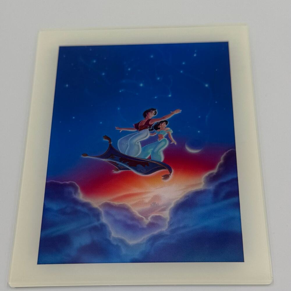 VTG Disney Archives Collection 1992 promotional plaque of Aladdin by John Alvin